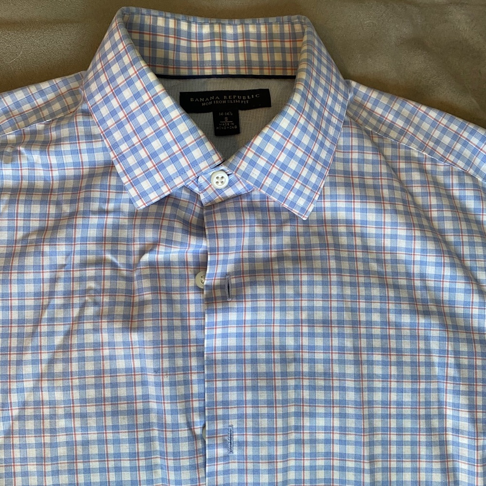 Banana Republic non-iron dress shirt 14-14.5 slim
